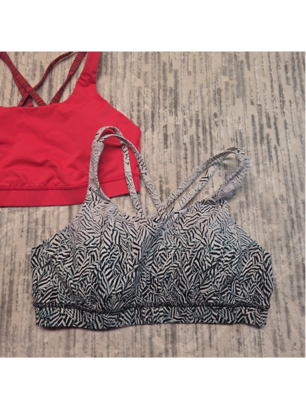Lululemon Bundles Energy Longline Sports Bra With Padd Sz 12 Activewear Yoga Gym